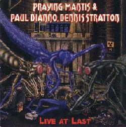 Praying Mantis : Live At Last. Album Cover